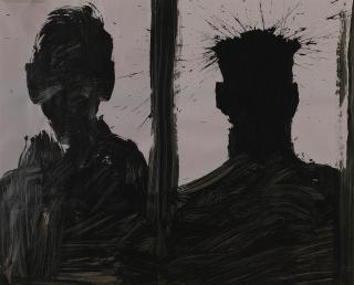 Richard Hambleton - Double Shadow Head Portrait, 2006