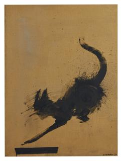 Richard Hambleton - Shadow Cat (Gold)