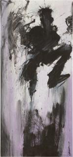 Richard Hambleton - Untitled (Jumping Purple Shadowman)