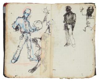 Richard Hambleton - Untitled (Sketches and Notes)