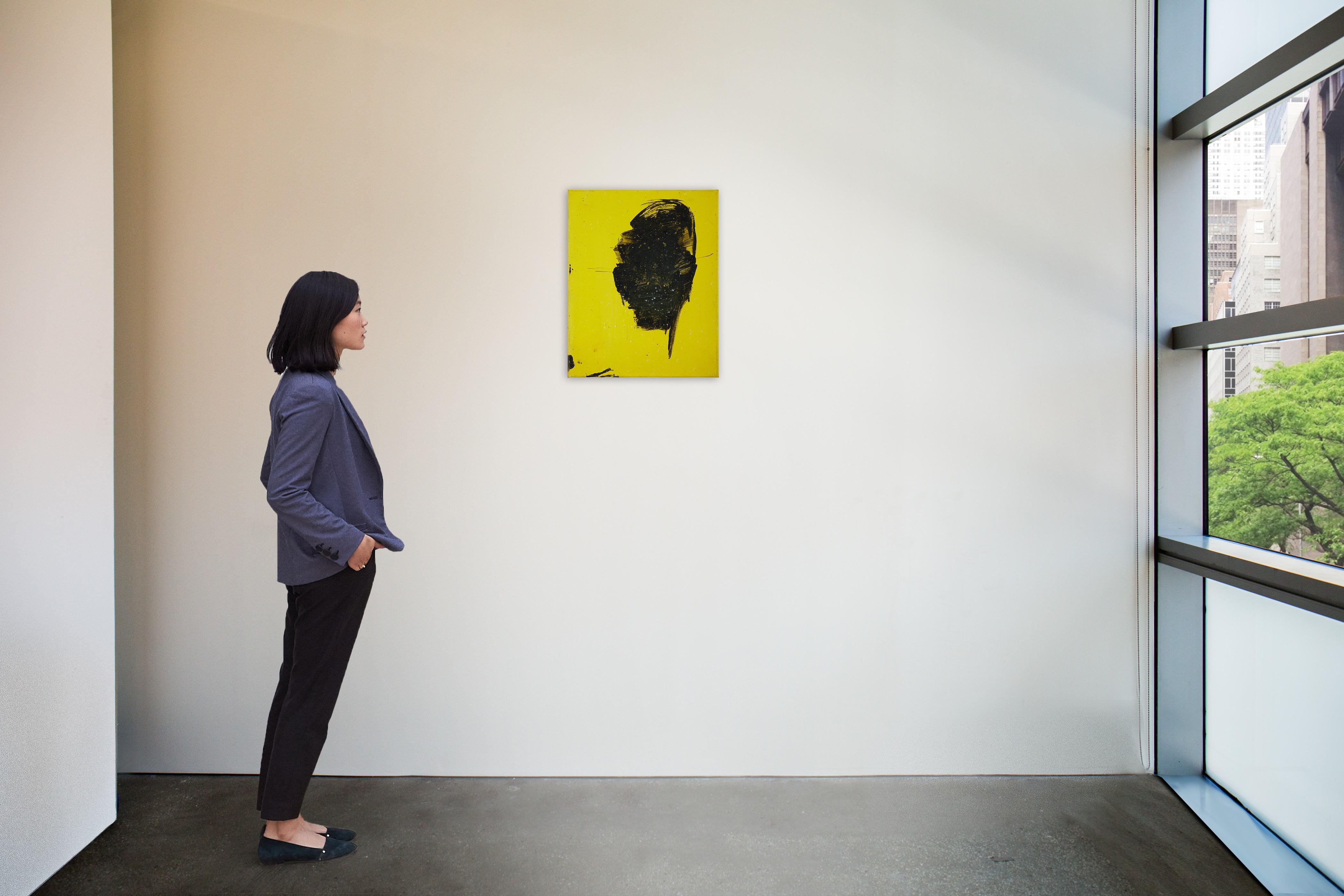 Richard Hambleton - Yellow Shadow Head