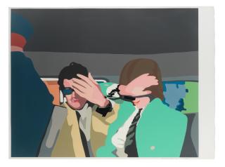 Richard Hamilton - Swingeing London III, 1972 printed by the artist and Chris Prater at Kelpra Studio, London, published by Petersburg Press, S.A., framed