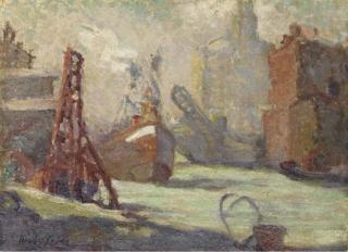 Richard Hayley Lever - Gowanus Canal View, Brooklyn