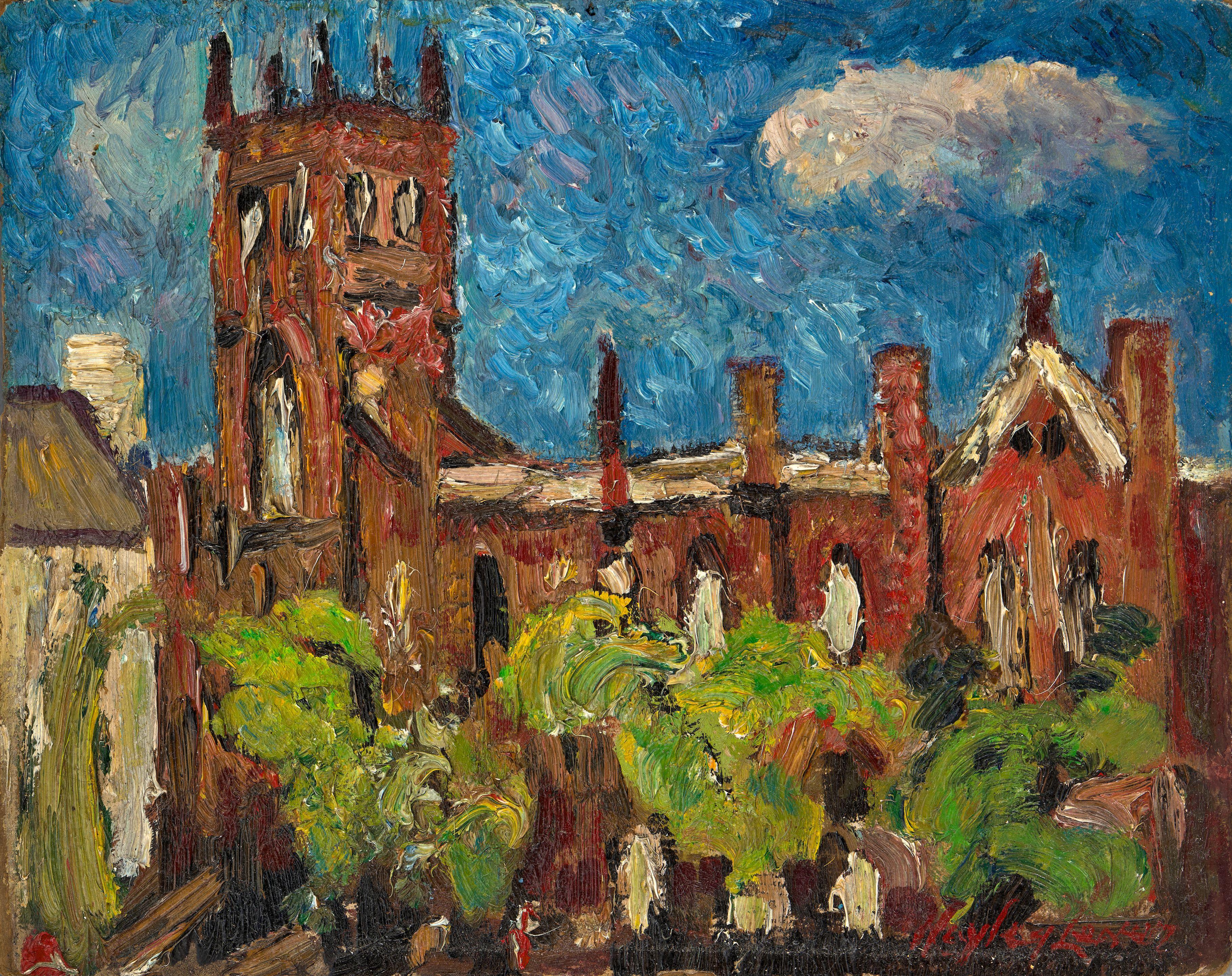 Richard Hayley Lever - Old Hunter\'s College, Park Avenue, New York City