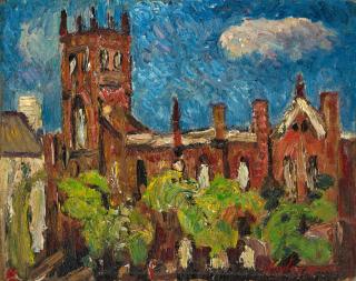 Richard Hayley Lever - Old Hunter\'s College, Park Avenue, New York City