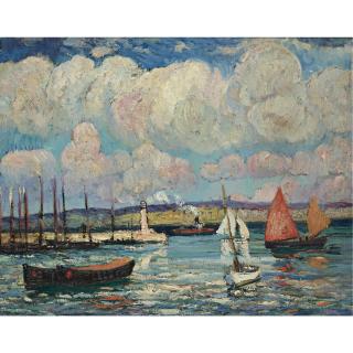 Richard Hayley Lever - St. Ives Harbor, Cornwall