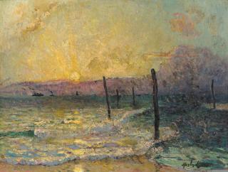 Richard Hayley Lever - Sunset, Cornwall, England