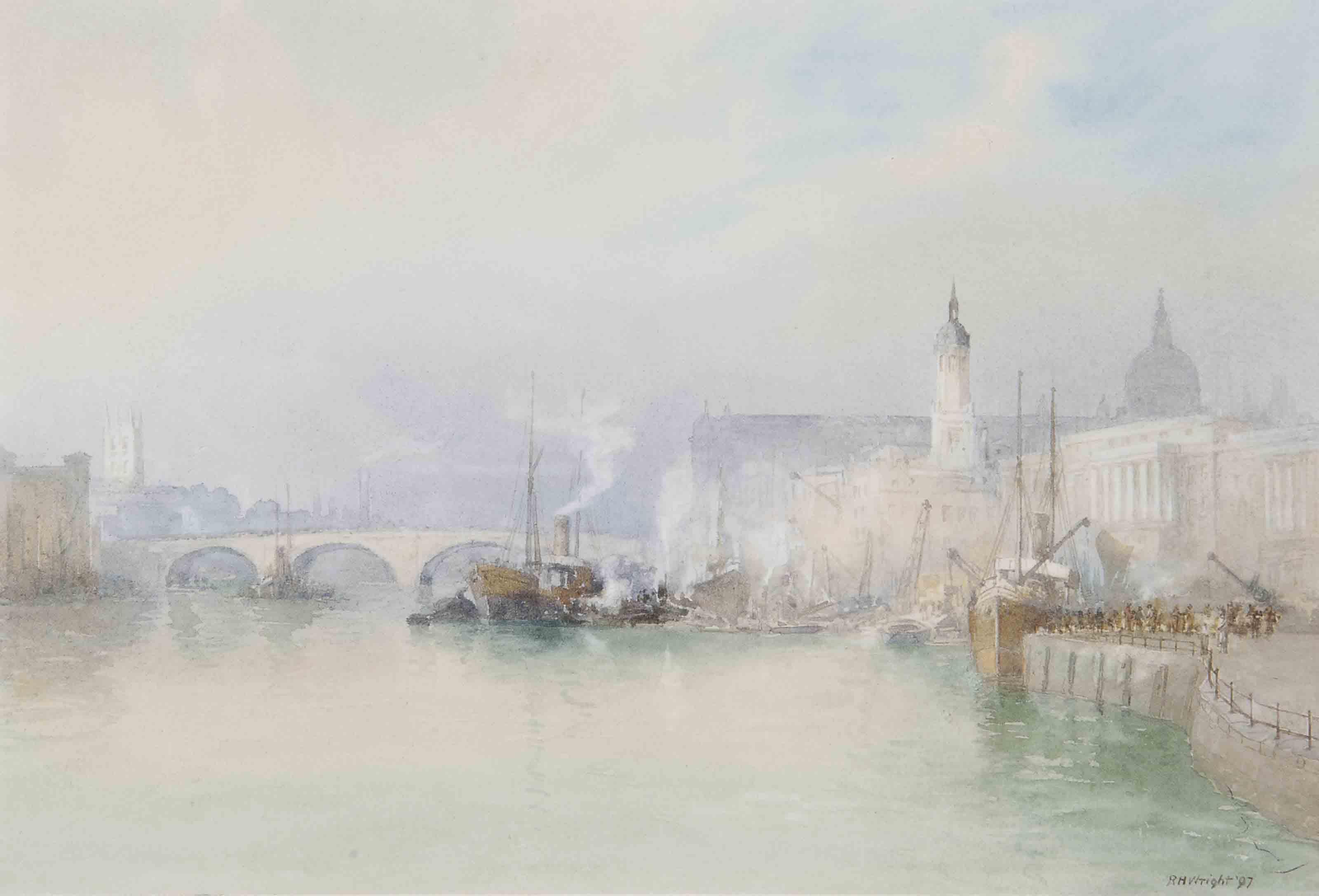 Richard Henry Wright - The Pool of London
