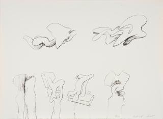 Richard Howard Hunt - Two Untitled Lithographs