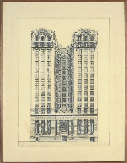 Richard John Haas - A view of the Emigrant Industrial Savings Bank, New York City