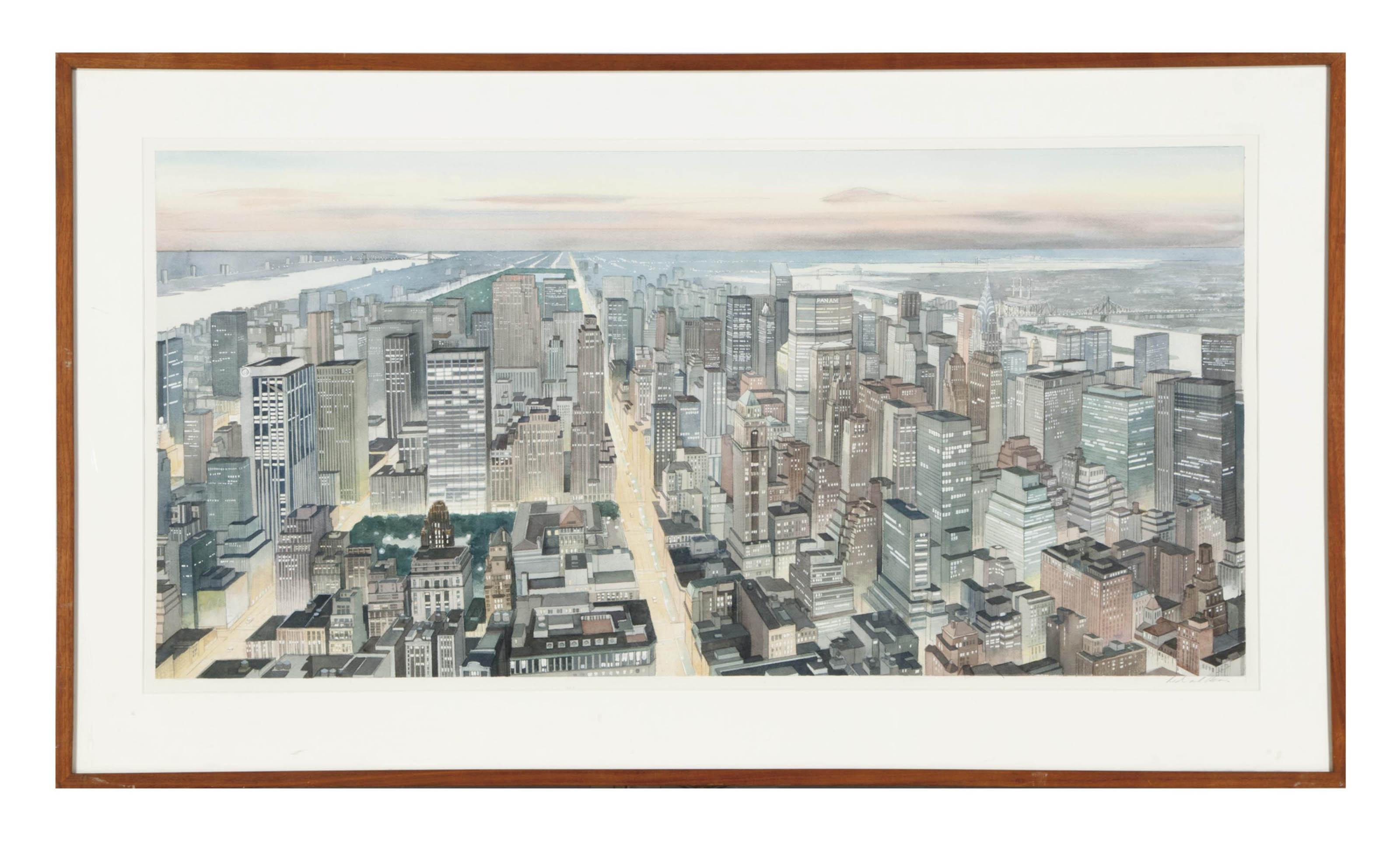 Richard John Haas - View North from the Empire State Building