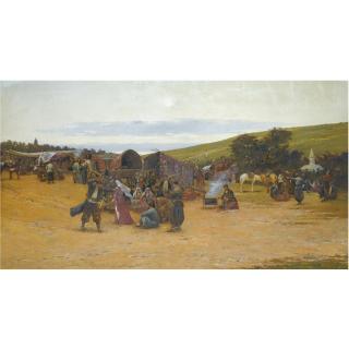 Richard Karlovich Zommer - The Encampment