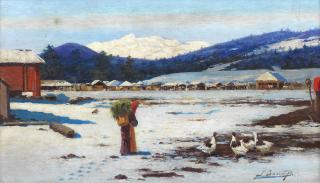 Richard Karlovich Zommer - Winter scene