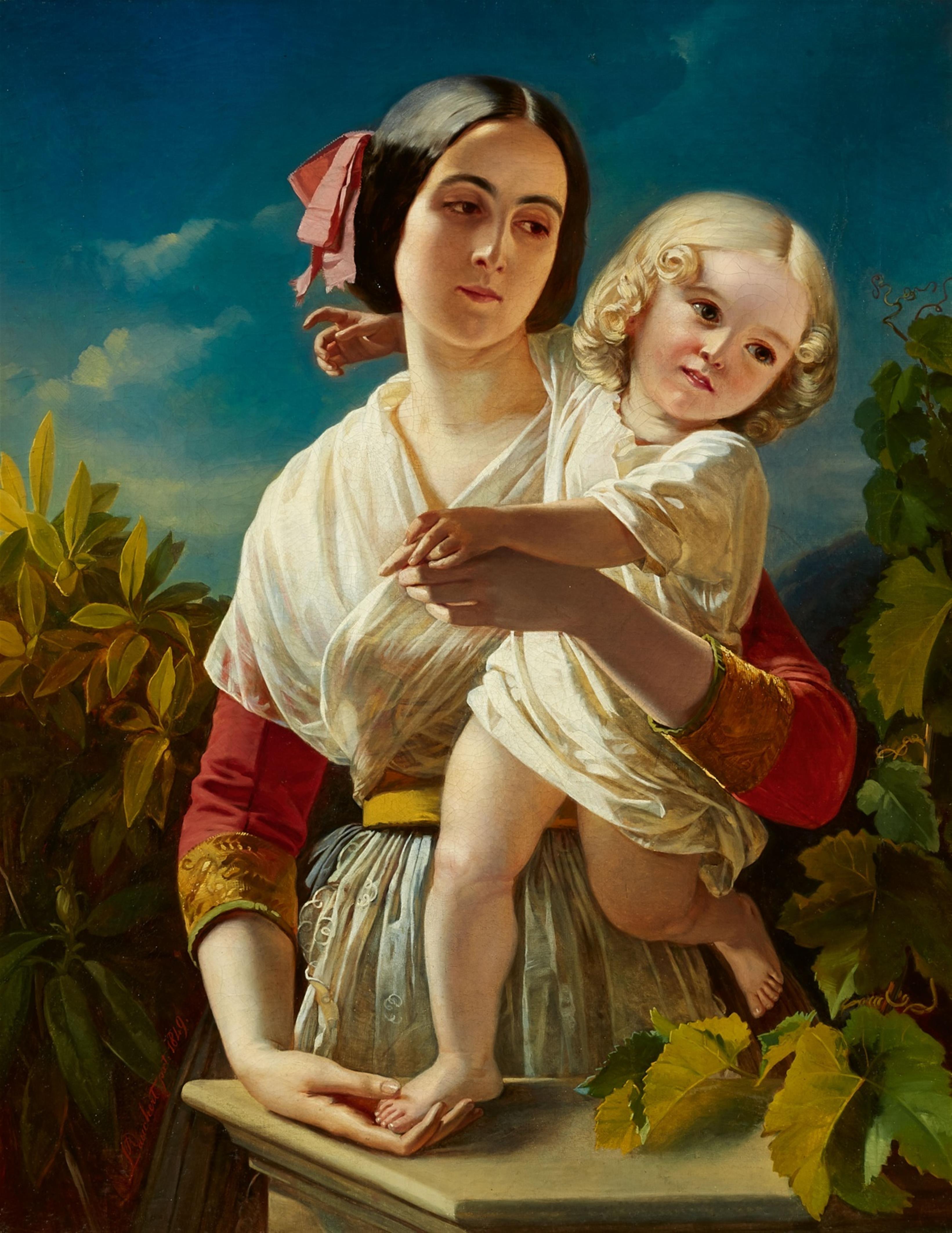 Richard L. Lauchert - Mutter mit Kind