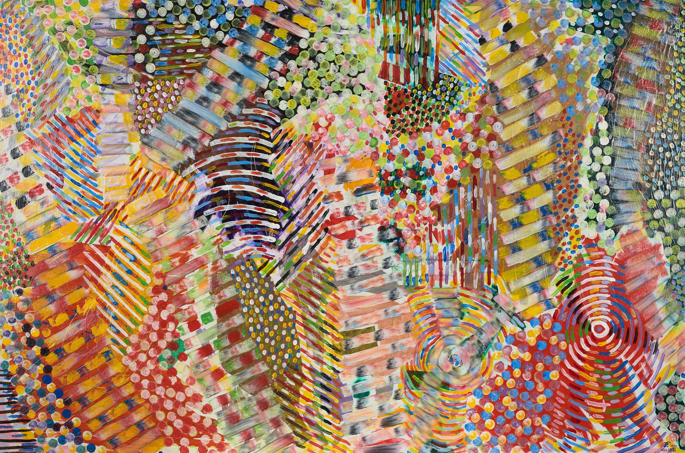 Richard Larter - Composition #1, 1987