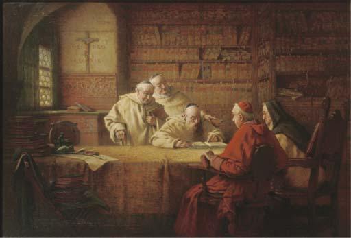 Richard Linderum - In The Monastic Library