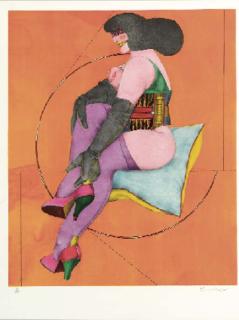 Richard Lindner - after noon, New York, Shorewood Atelier, 1969