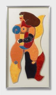 Richard Lindner - Blauer Busenengel