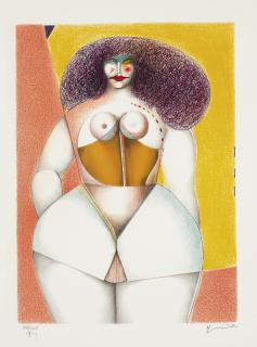 Richard Lindner - Eugène Ionesco, Untitled, Fernand Mourlot, Paris, 1975