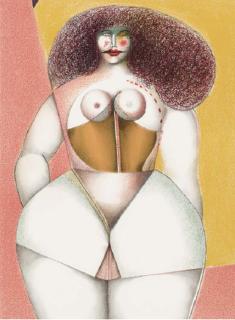 Richard Lindner - Eugène Ionesco, Untitled, Paris, the artist and Fernand Mourlot, 1975: Six Plates