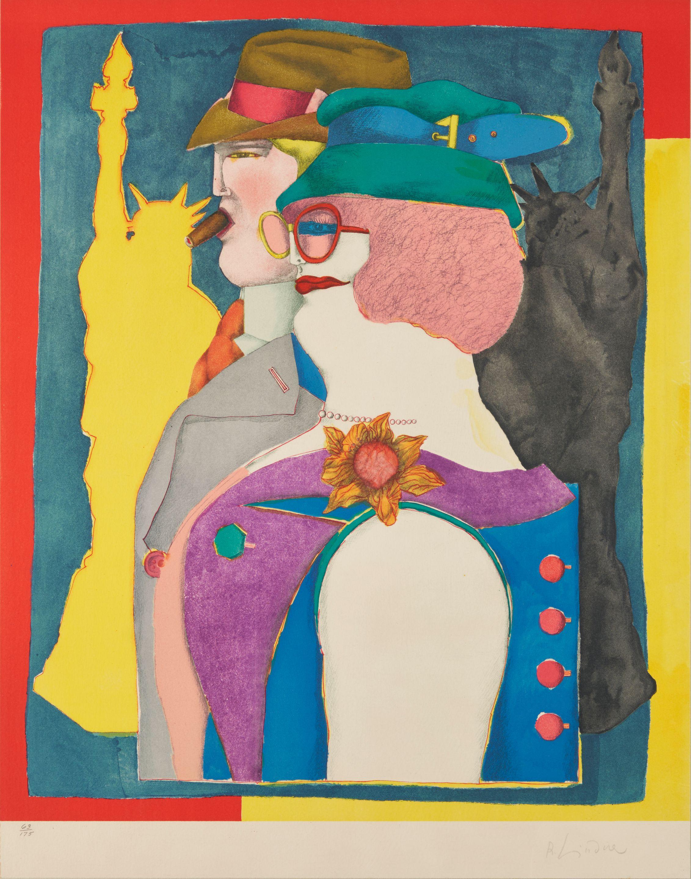 Richard Lindner - Out of Towners from the portfolio Fun City