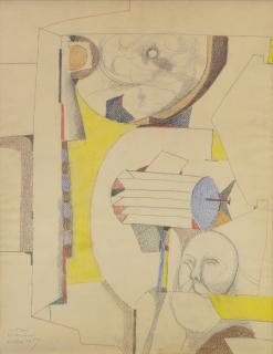 Richard Lindner - Still Life With Head