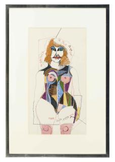 Richard Lindner - The Pink Pussycat (Santa Monica Blvd.)