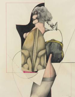 Richard Lindner - Woman And Handbag