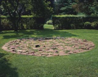 Richard Long - Red Slate Circle