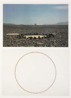 Richard Long - Two Sahara Works