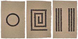 Richard Long - Untitled (D, E and F - Vertical)