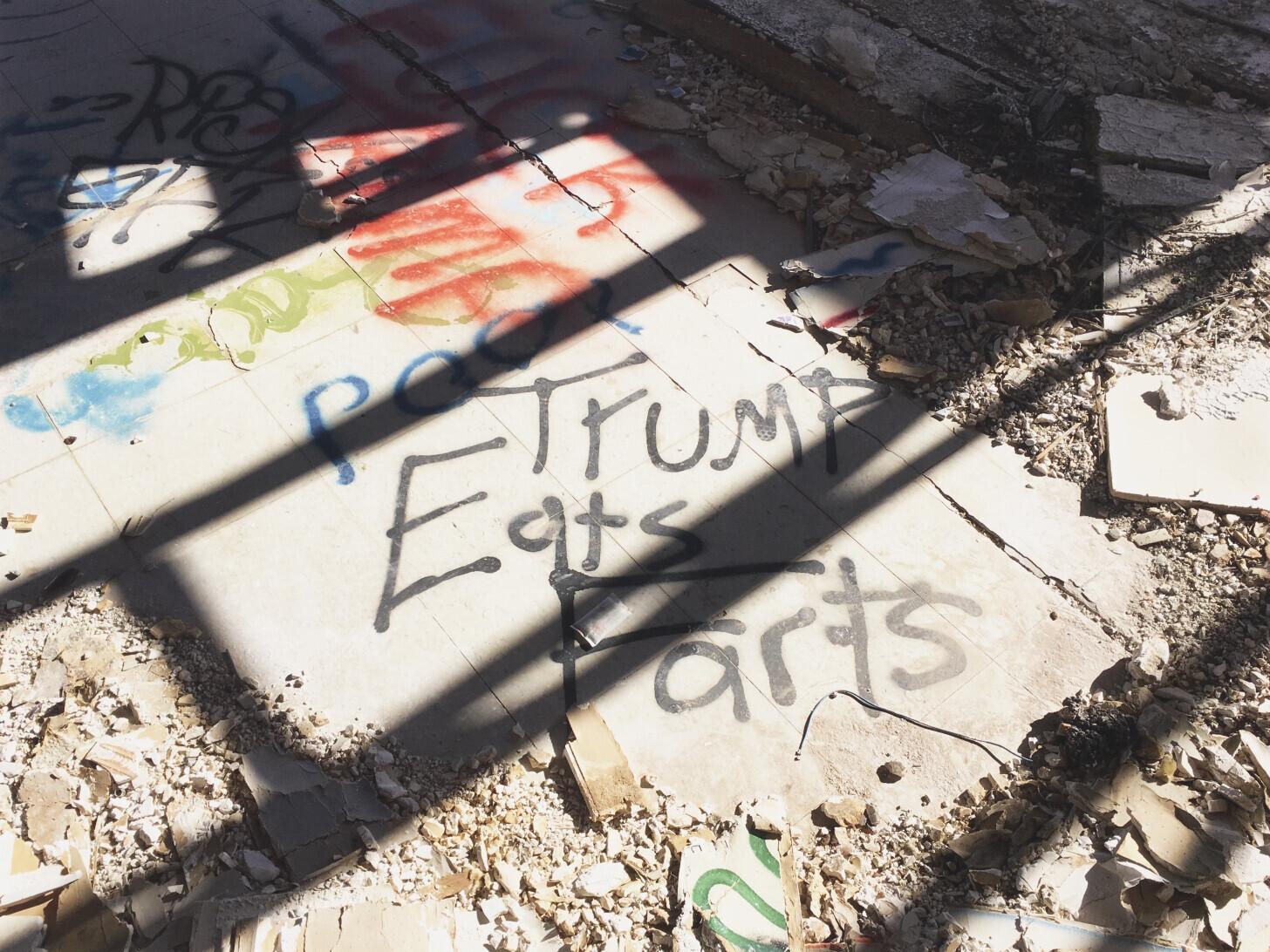 Richard Misrach - \'Trump Eats Farts,\' Twin Guns, Arizona, 2017