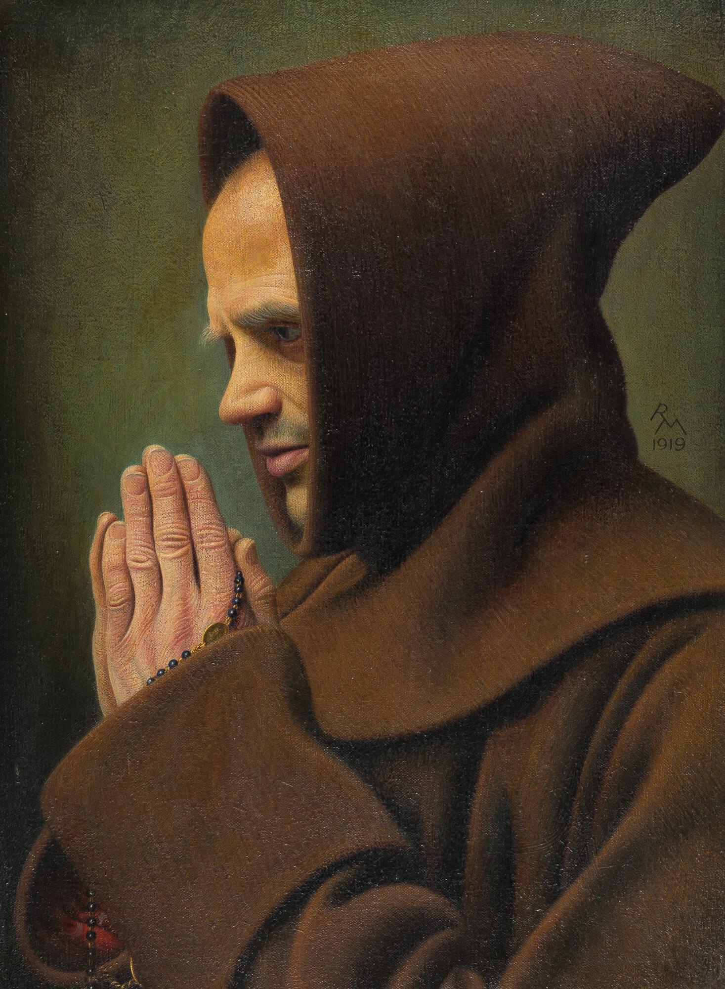 Richard Müller - „Betender Mönch“