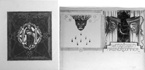 Richard Nicolaas Roland Holst - Wendingen, two covers