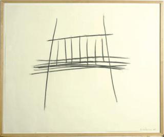 Richard Nonas - Untitled; and a companion drawing