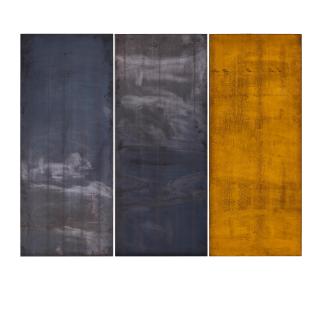 Richard Nonas - Untitled Steel Drawings, Paint On Steel (Installation)