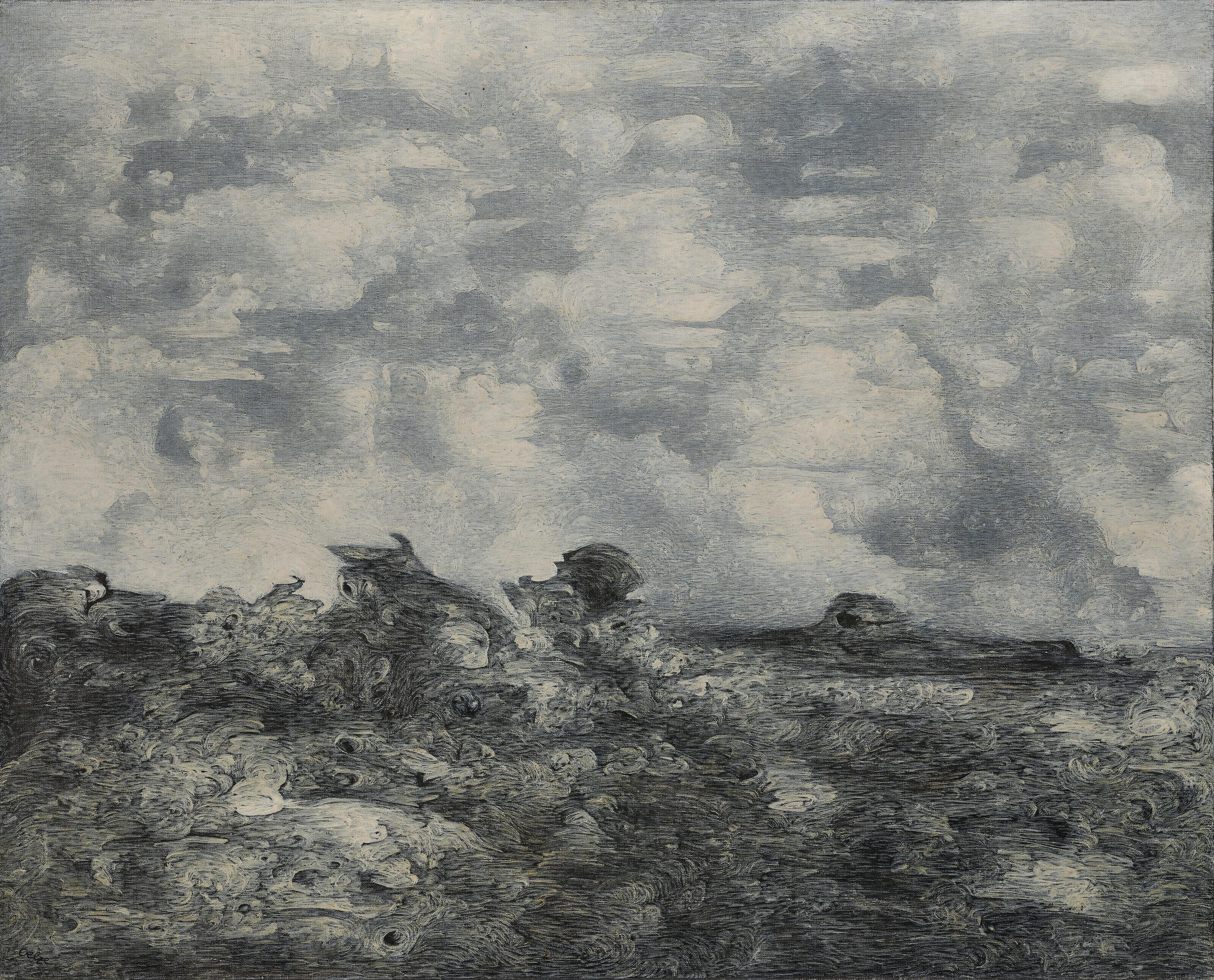 Richard Oelze - Frühland (Amphibienlandschaft, Höven)