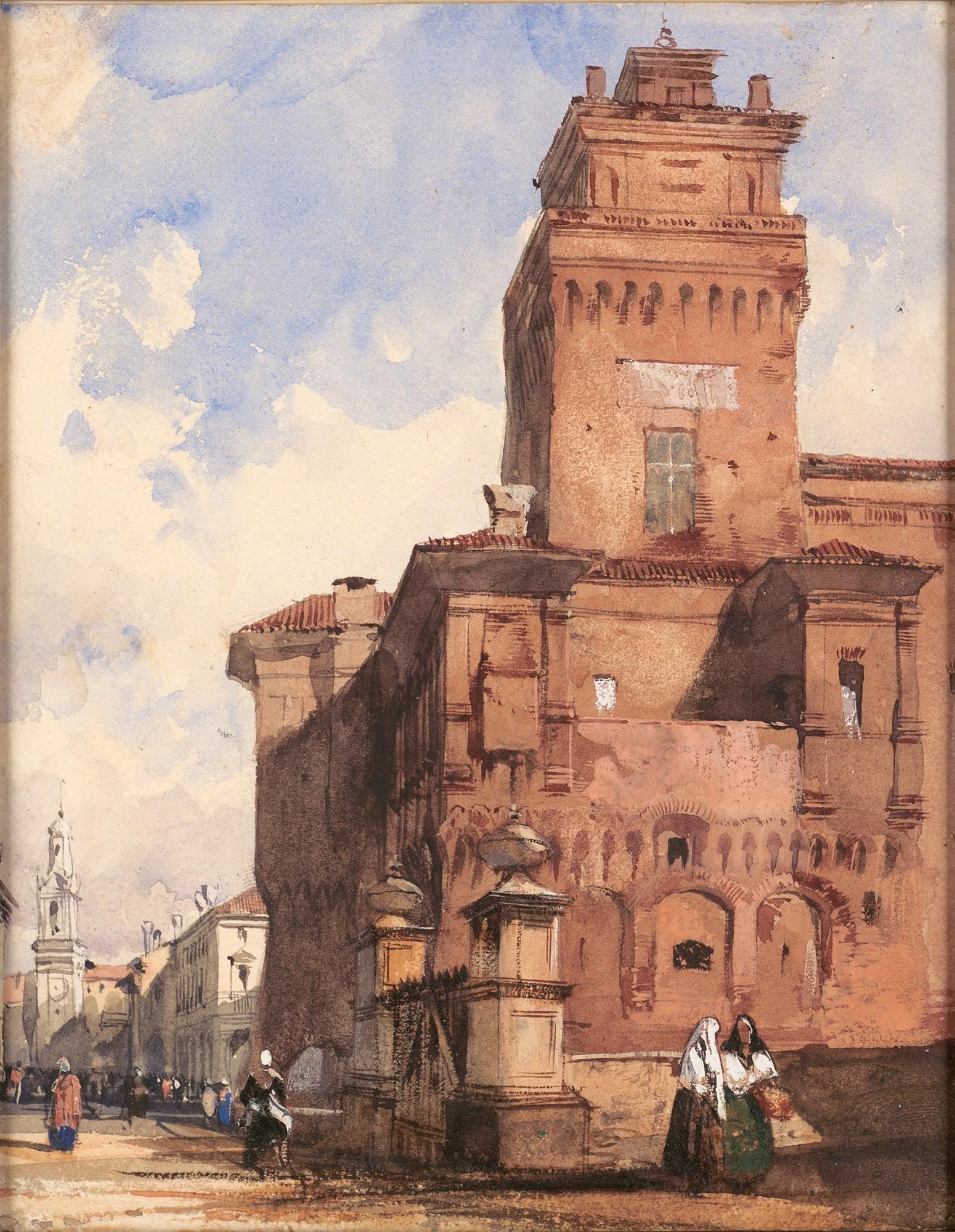 Richard Parkes Bonington - Castello Estense, Ferrara