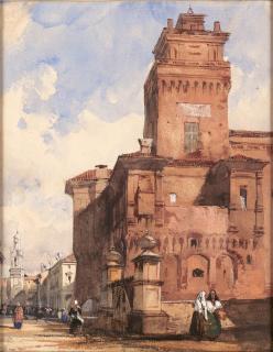 Richard Parkes Bonington - Castello Estense, Ferrara