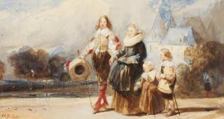 Richard Parkes Bonington - On the terrace