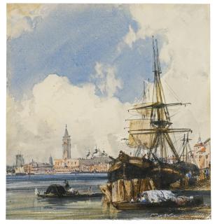 Richard Parkes Bonington - Riva Degli Schiavoni, From Near San Biagio, Venice