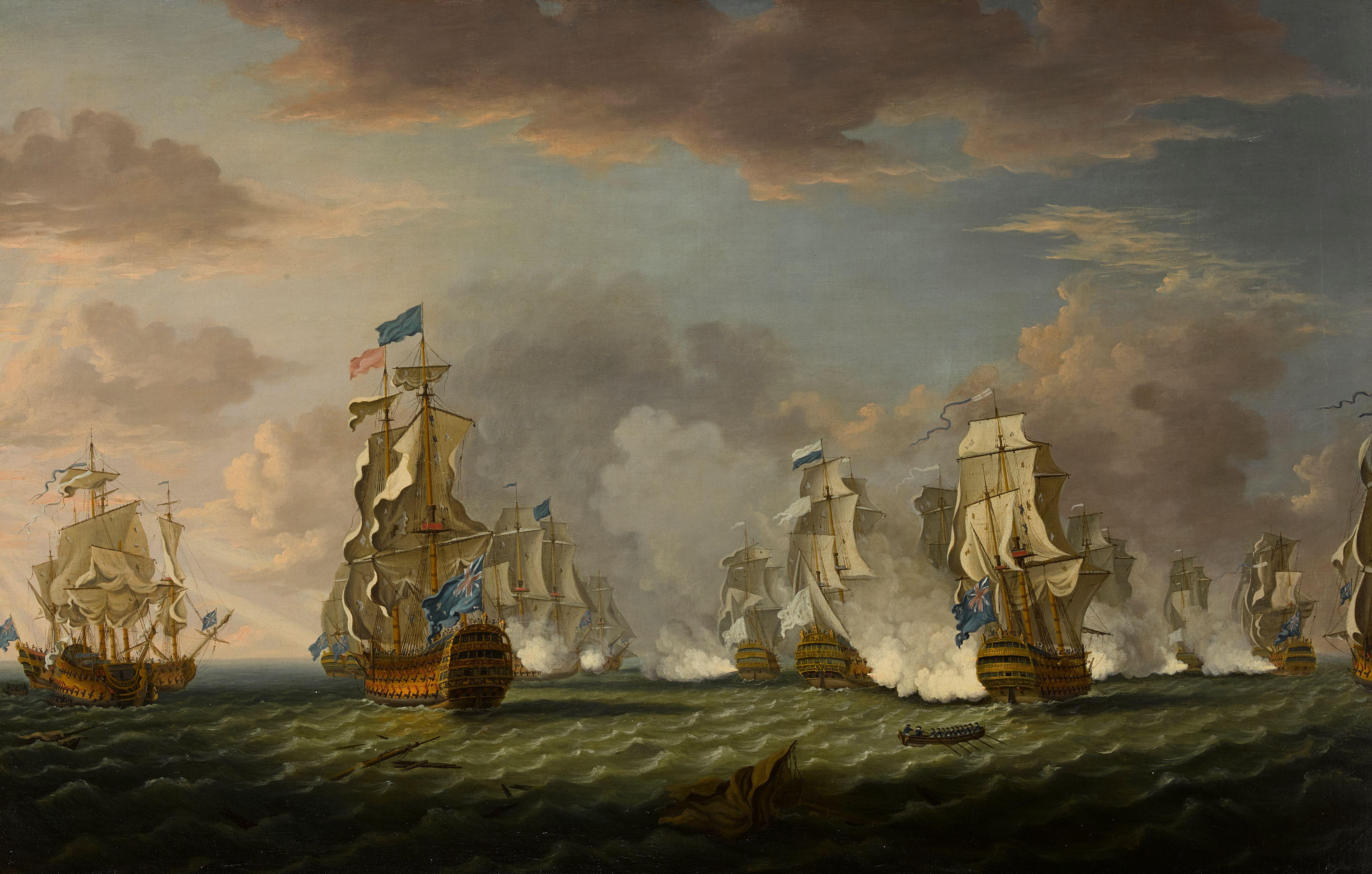 Richard Paton - The battle off Lagos, August 18, 1759