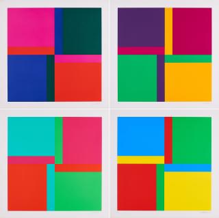 Richard Paul Lohse - 4 x 4 Bewegungen um eine Achse