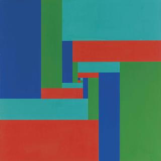 Richard Paul Lohse - Bewegung von 4 kontrastierenden Gruppen aus einem Zentrum, 1952/62