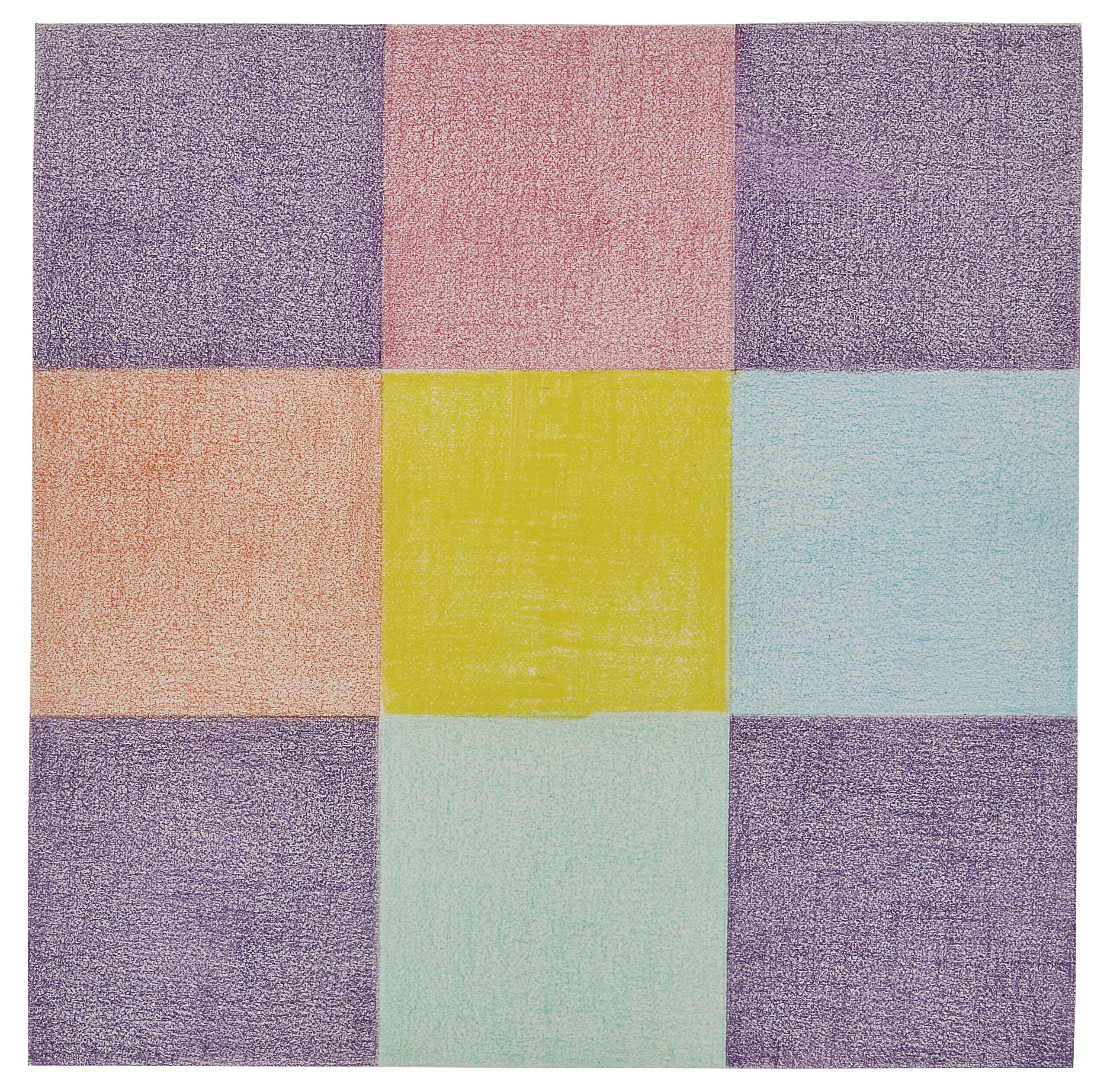 Richard Paul Lohse - Diagonalordnung aus Gleichung und Kontrast helle Variante