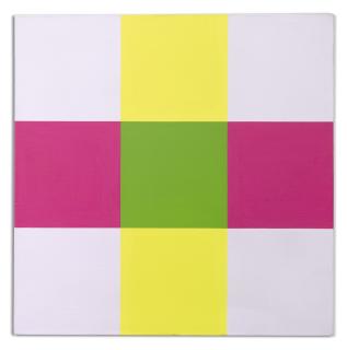 Richard Paul Lohse - Drei Horizontale Grouppen Mit Divgrimem Zentrum, Variation D