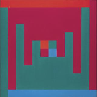 Richard Paul Lohse - Verbindung Von Konstrastierenden Farbformen