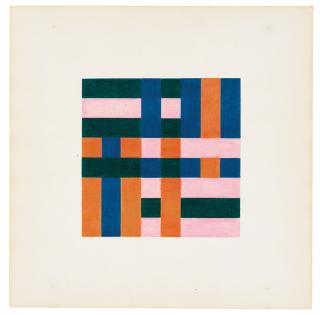 Richard Paul Lohse - Vier ineinandergehende gleiche Gruppen