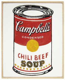Richard Pettibone - Andy Warhol, ‘Campbell’s Soup Can, Chili Beef,’ 1962