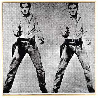 Richard Pettibone - Andy Warhol, “Double Elvis\